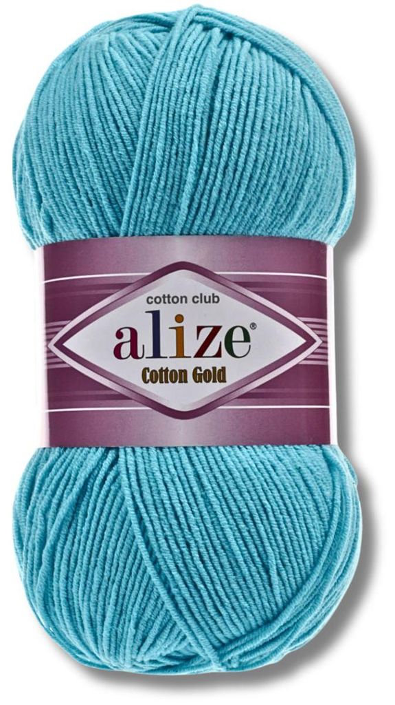 Alize 1x 100g Baumwolle Gold Wolle, Uni, Häkeln, Stricken (287)