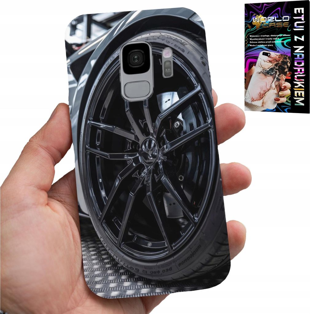 Fall Für Samsung Galaxy S9 - Felge Sportwagen Auto Fan + Folie