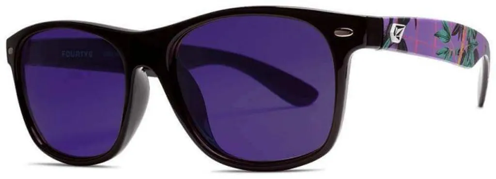 Lunettes Volcom Fourty6 avec monture violette et verres haute définition