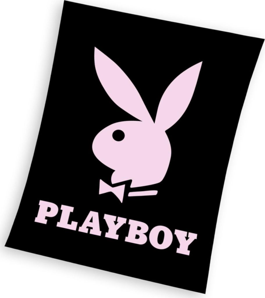 The image shows the Playboy logo and brand name on a black background.