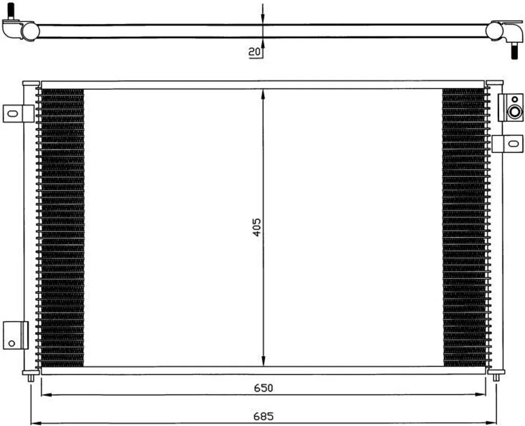 Plus de Froid sur Jaguar S-Type ? Condenseur NRF 35567 XR854219 Fix