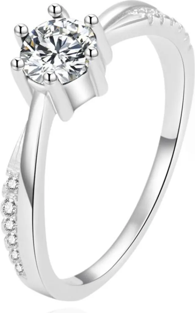 Scheda Tecnica Anello AGG304L Argento 925 e Zirconi Chiari - Taglia 54