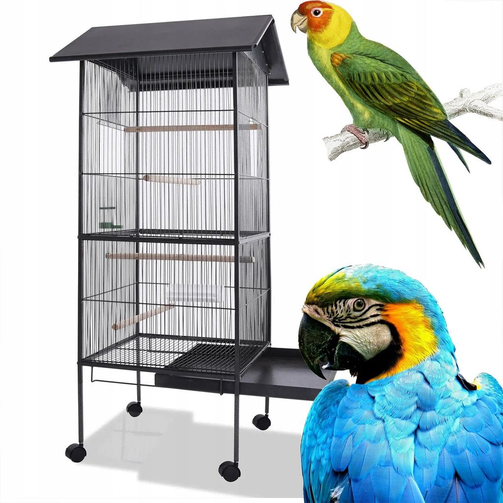 Cage en métal pour oiseaux exotiques grande volière pour Image du produit 