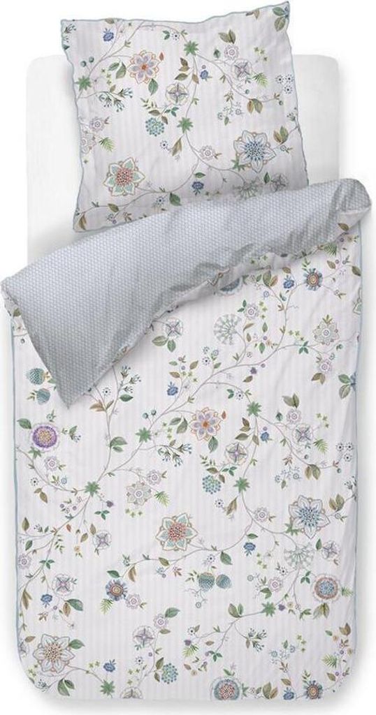 Pip Studio Bettwäsche-Garnitur Flores Bailando Farbe Off-white Größe 155x220+80x80