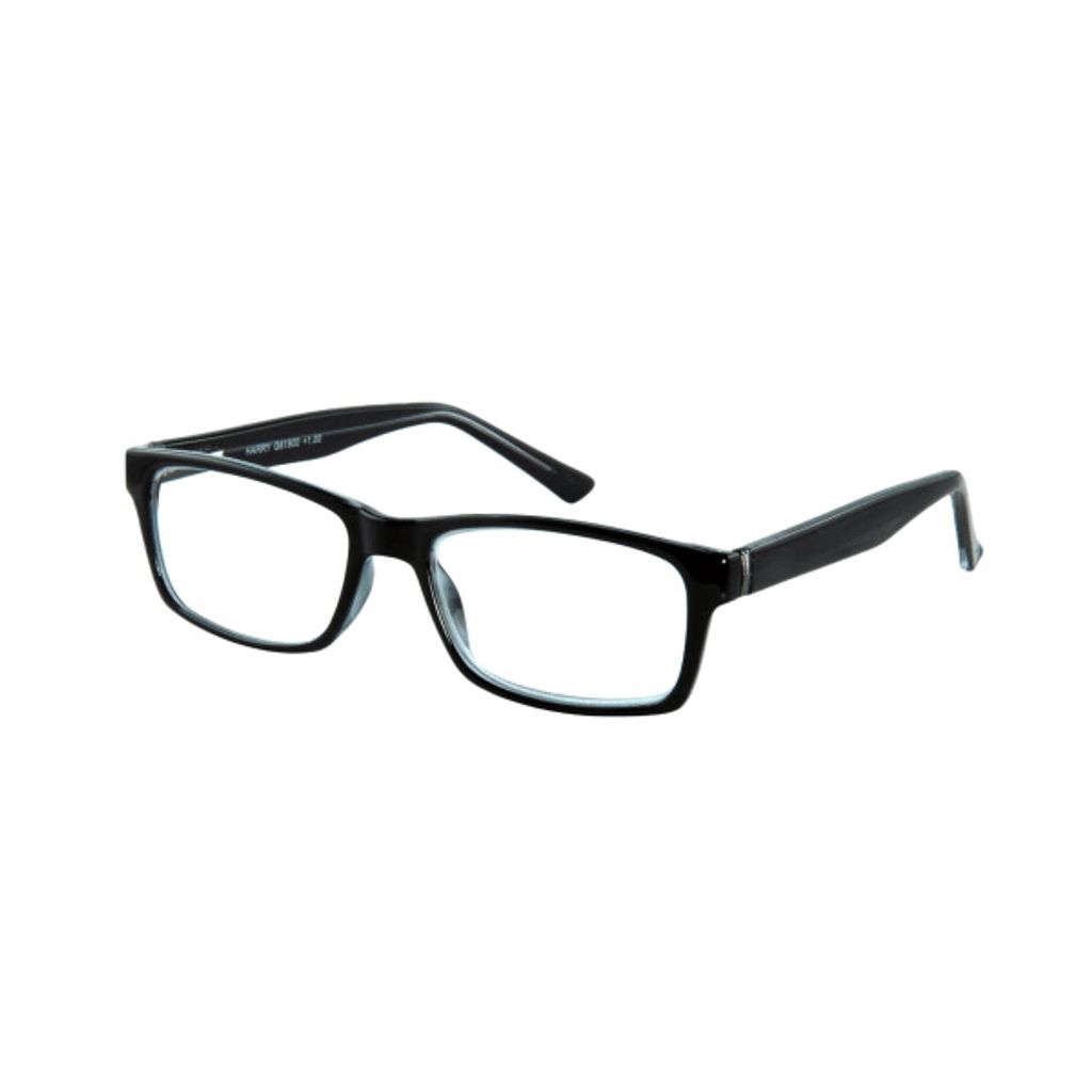 Lesebrille mit Etui Harry Schwarz (+2,0 dpt)