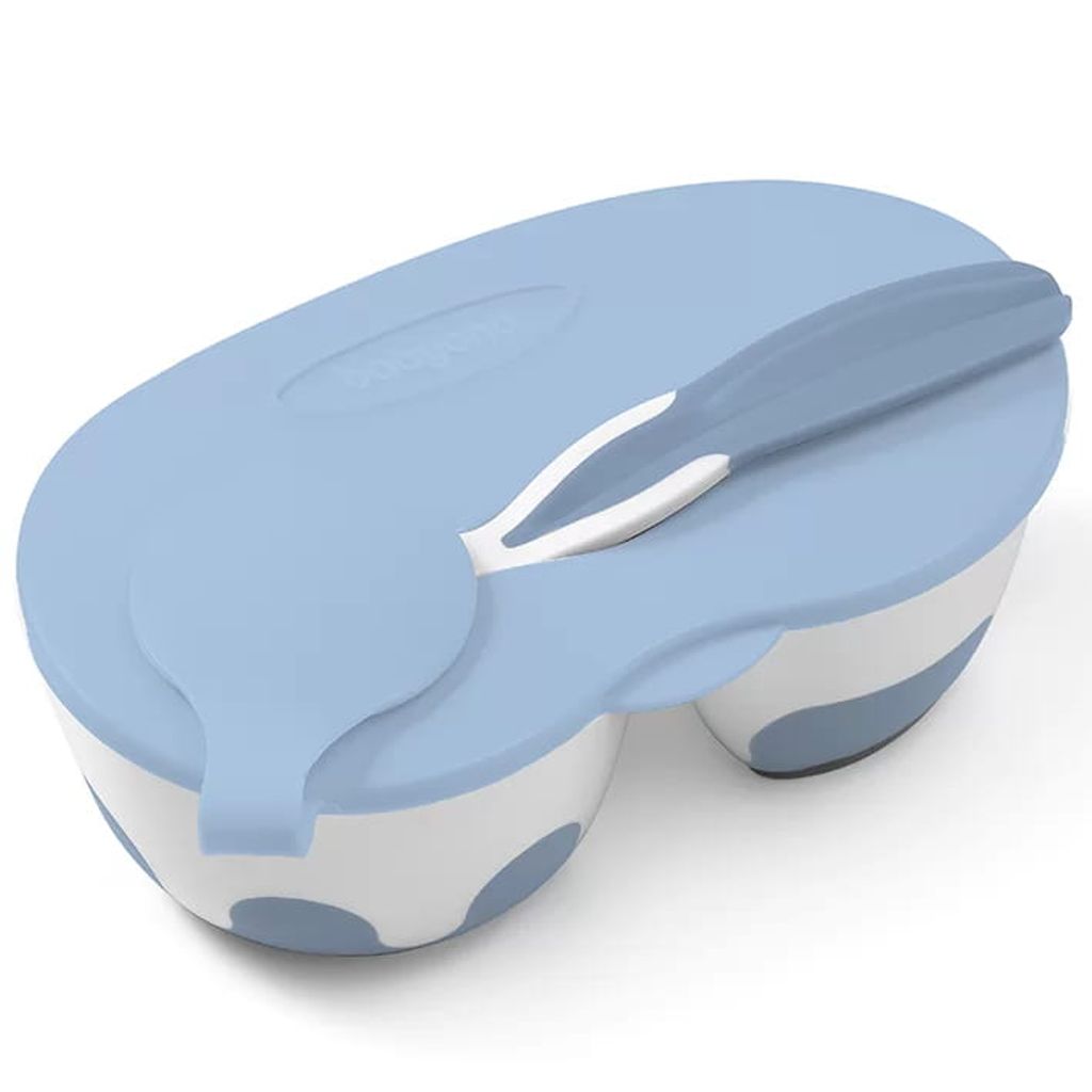 Babyschale mit Löffel Baby Ono blau 200 und 150 ml
