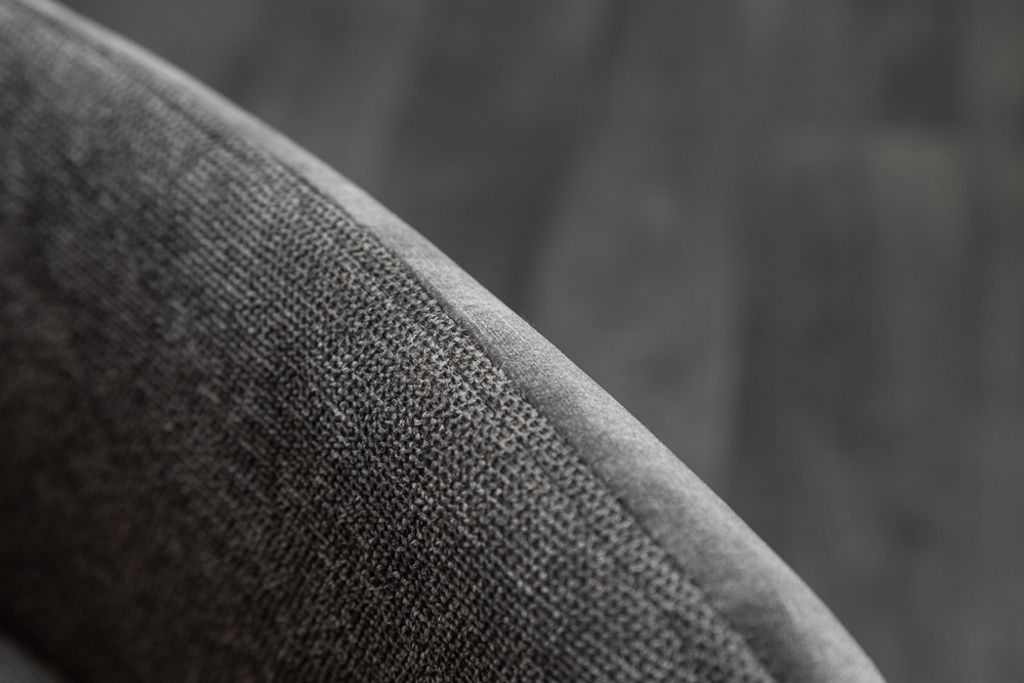 riess-ambiente Drehbarer Stuhl BIG GEORGE anthrazit Samt Produktbild 5