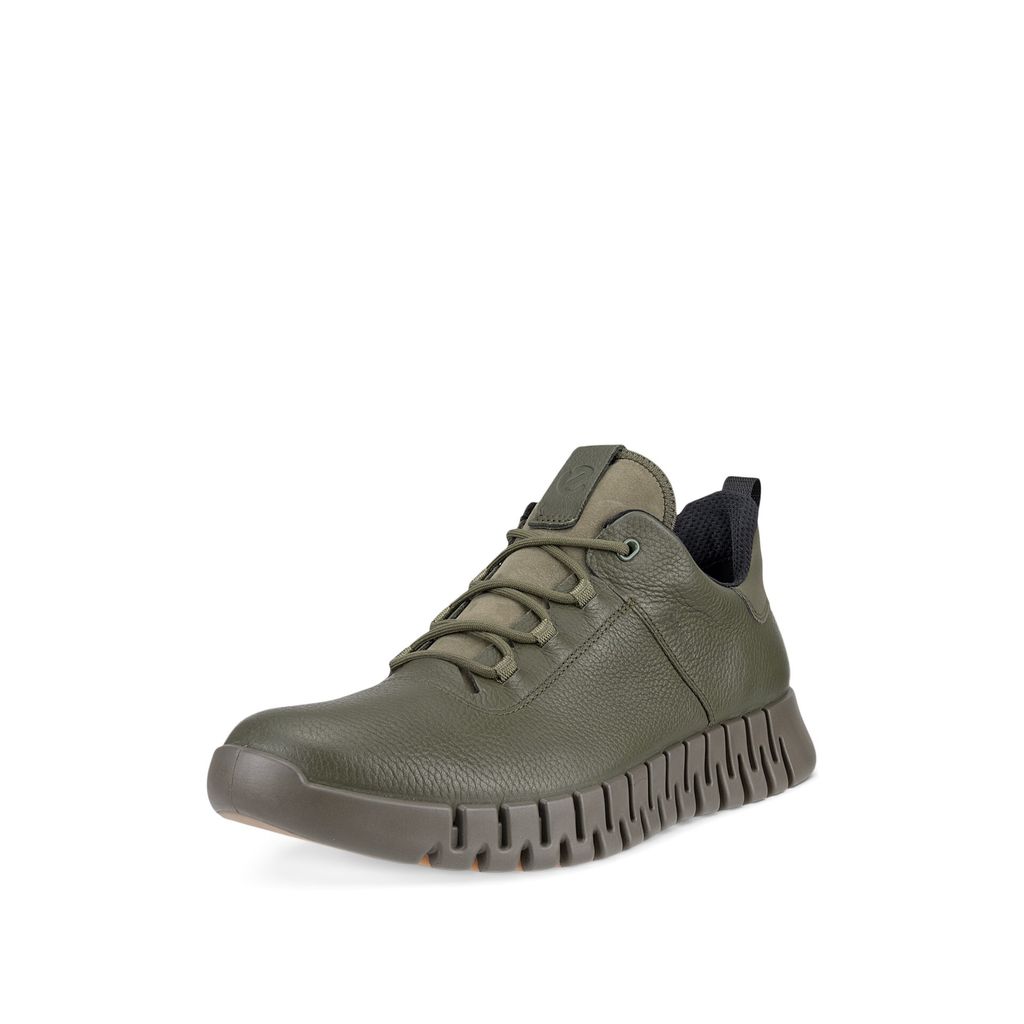 Ecco Komfort Schnürschuhe GRUUV Herren 31373835383530 Grün 43 EU