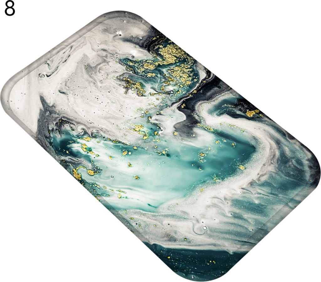 Bodenmatte Anti-Rutsch-Schlupf-Flanellflanell-Multi-Farben Marmor gedruckt Türteppich Haushaltsvorräte-8