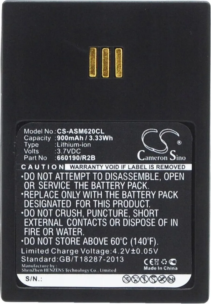 Batterie de Rechange pour Unify OpenStage WL3 et Ascom i62 Professionnel