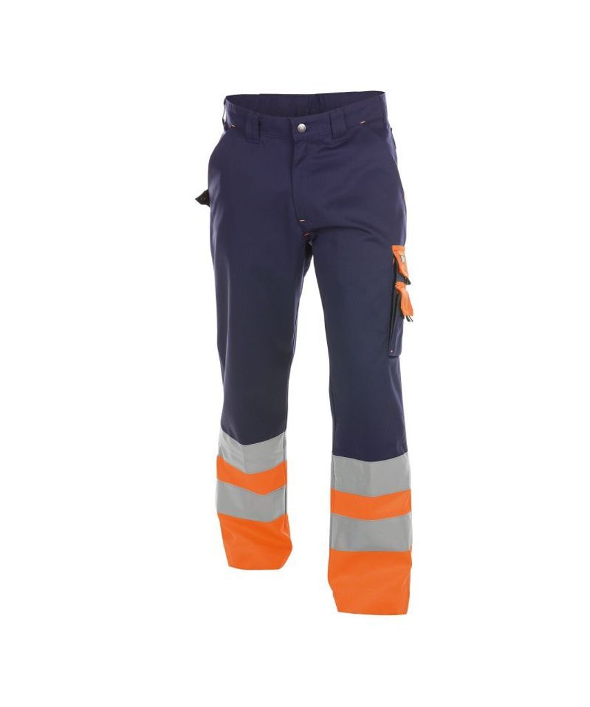 DASSY Omaha Warnschutzhose DUNKELBLAU/NEONORANGE Gr.66 Länge: STANDARD