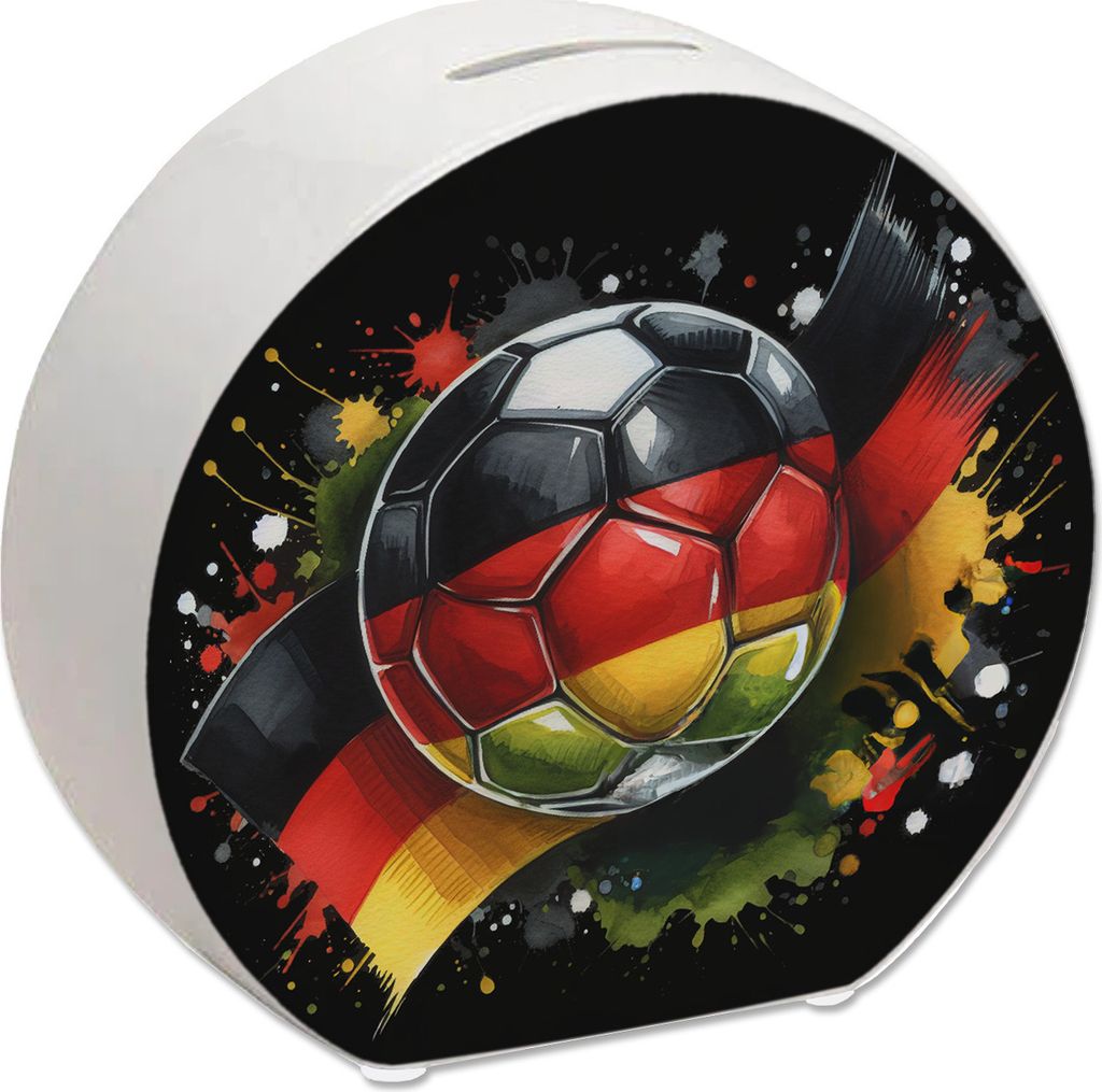 Fußball Deutschland Flagge Spardose Produktbild 