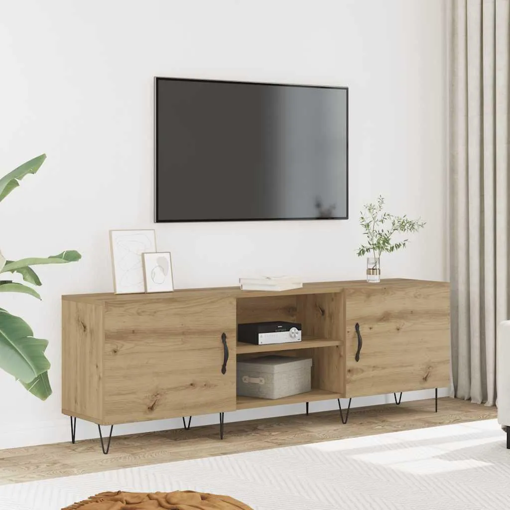 Mobile Porta TV 150 cm Rovere Artisan vidaXL | Qualità e Stile per Casa - 2