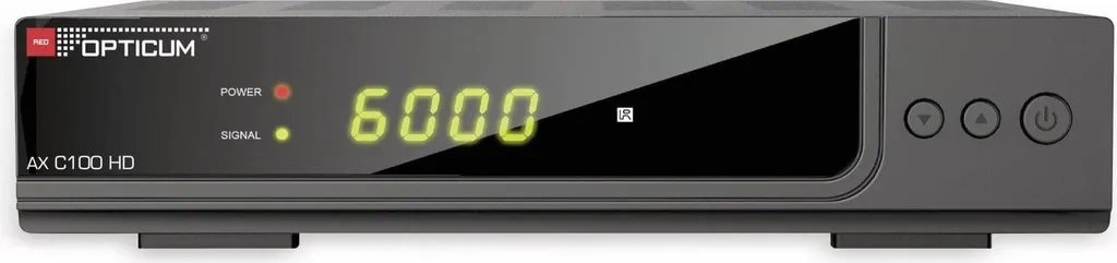 Opticum AX C 100 DVB-C Décodeur avec Lecteur USB et Sortie HDMI Noire - 26