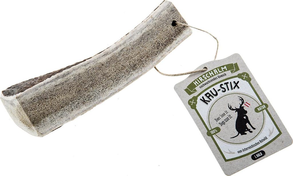 Hirschalm Kau-Stix Rothirsch Easy L, Kauknochen für Hunde