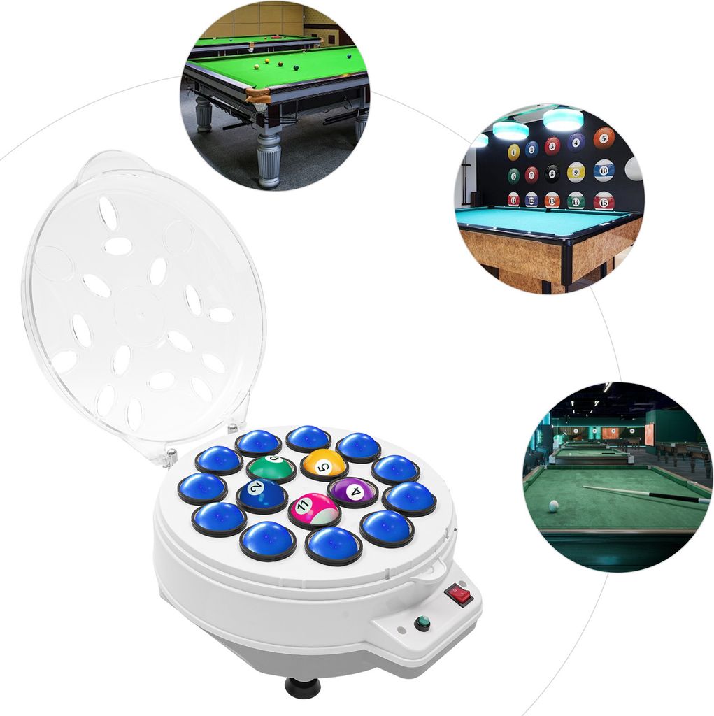 Automatický čistič kulečníkových koulí, elektrický čistič Obrázek produktu 