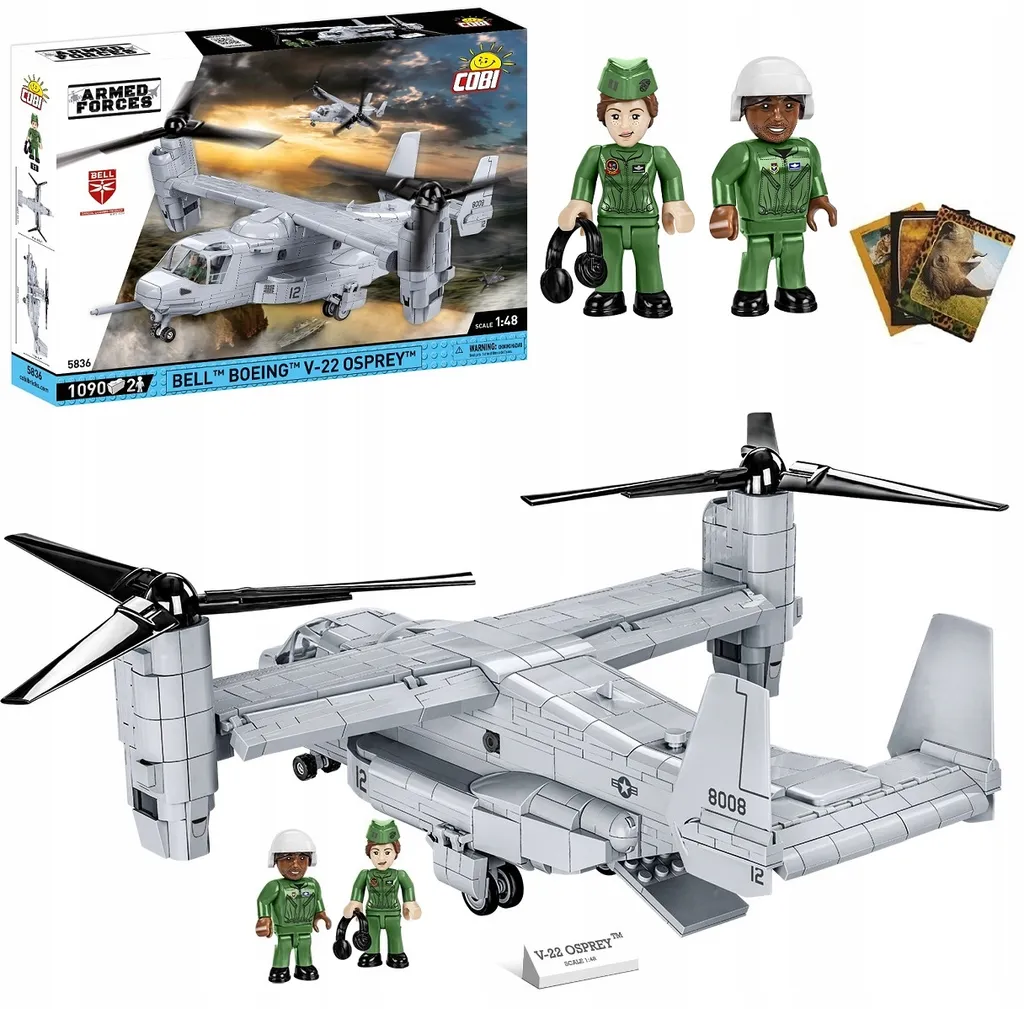 Boeing V-22 Osprey Cobi 5836 - Kit Complet sans Colle pour Maquettistes