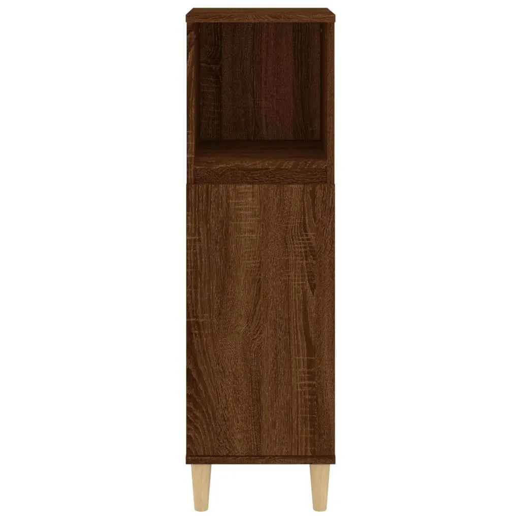 vidaXL Armadietto Rovere Sonoma 56,5x39x90 cm in Legno Multistrato, credenza, credenza da Cucina, credenza Alta, credenze, Mobile da Soggiorno