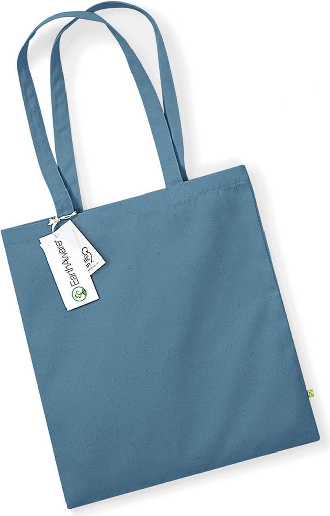 Westford Mill W801 | EarthAware Organic Bag for Life 38 x 42 cm - Farbe: Airforce Blue - Größe: One Size