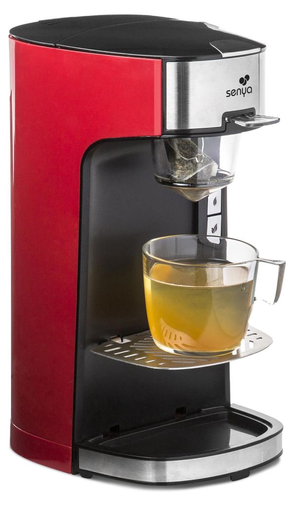 Senya SYBF-CM013-R Teemaschine Edelstahl Rot Produktbild 