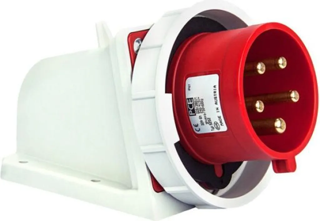 Connecteur triphasé 16A IP67 pour milieu humide et usage industriel