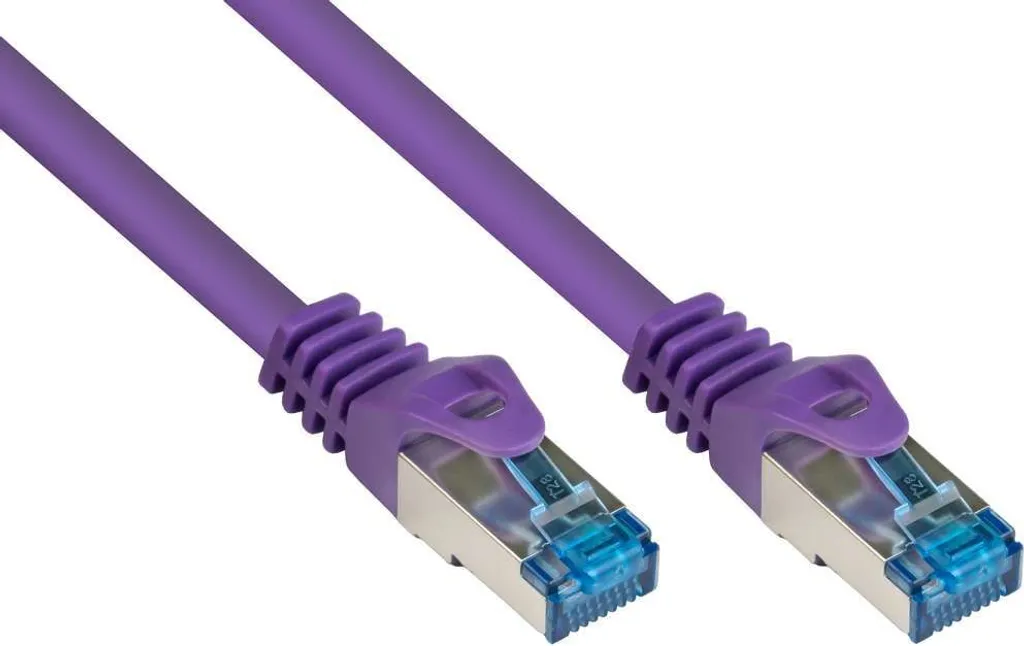 Good Connections Cavo Rete Cat.6A 5m Viola S/FTP - Gaming & Home Office