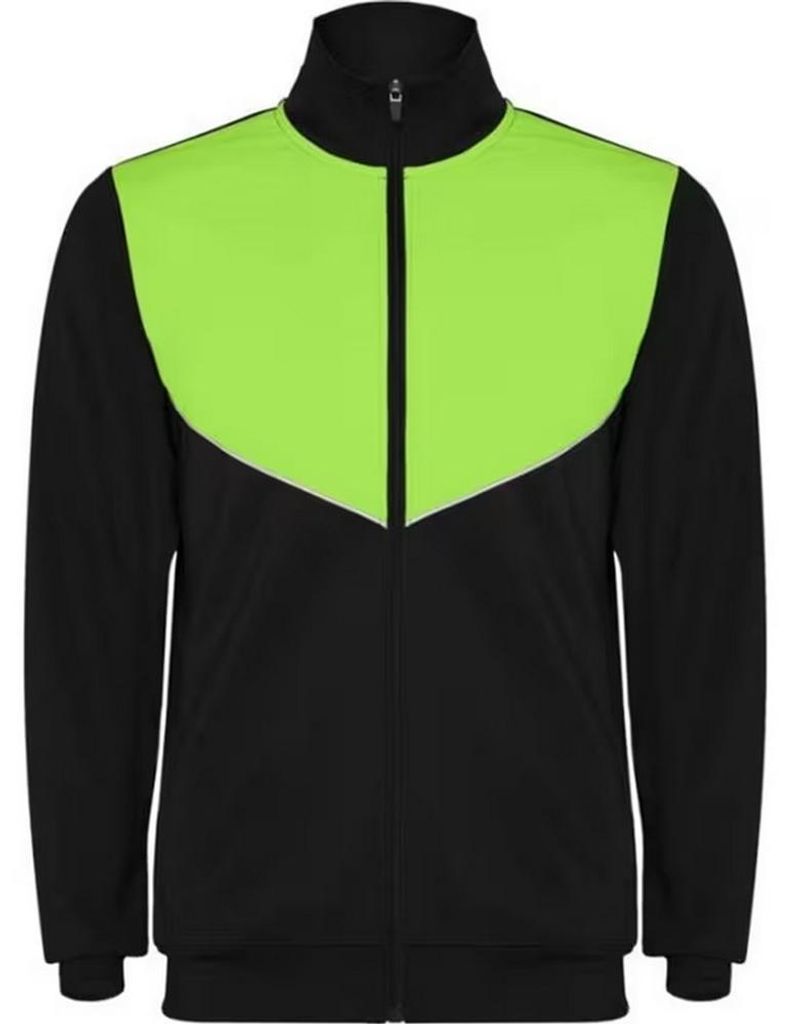Roly Sport - "Evans" Trainingsanzug für Herren/Damen Unisex LT6127 (S) (Schwarz/Limone)