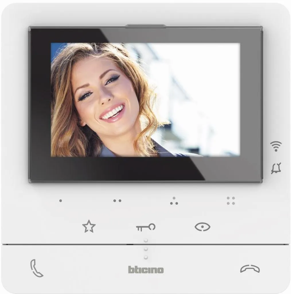 Poste Vidéo Intérieur WLAN Bticino Classe 100 pour Maison Individuelle 7"