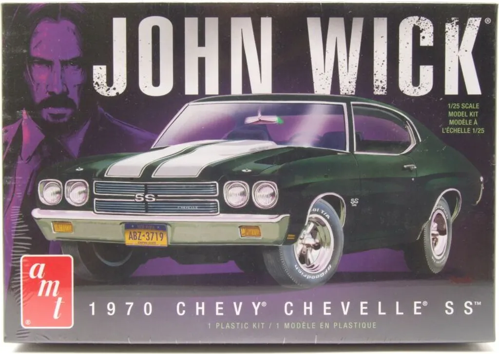 Chevrolet Chevelle SS 1970 John Wick AMT 1453 Maquette en Plastique