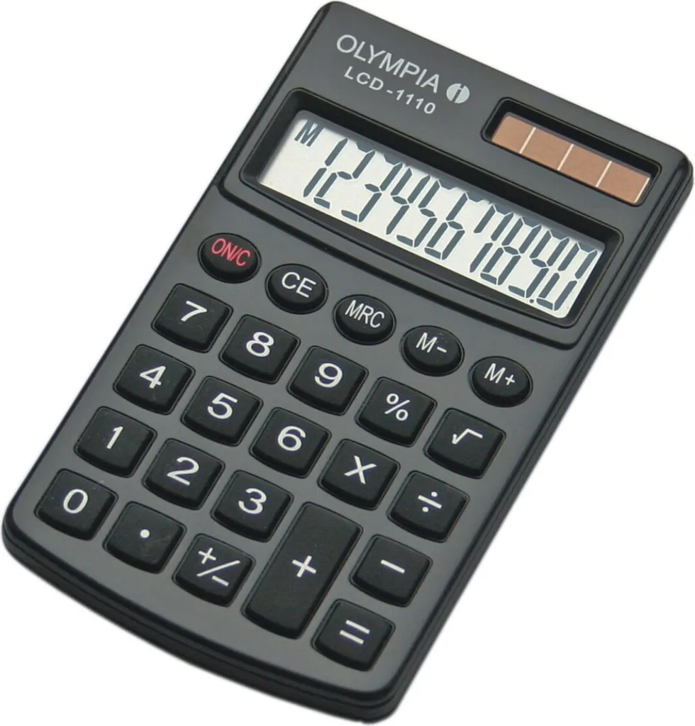 Olympia LCD-1110: La Calcolatrice Tascabile per Viaggi e Spese