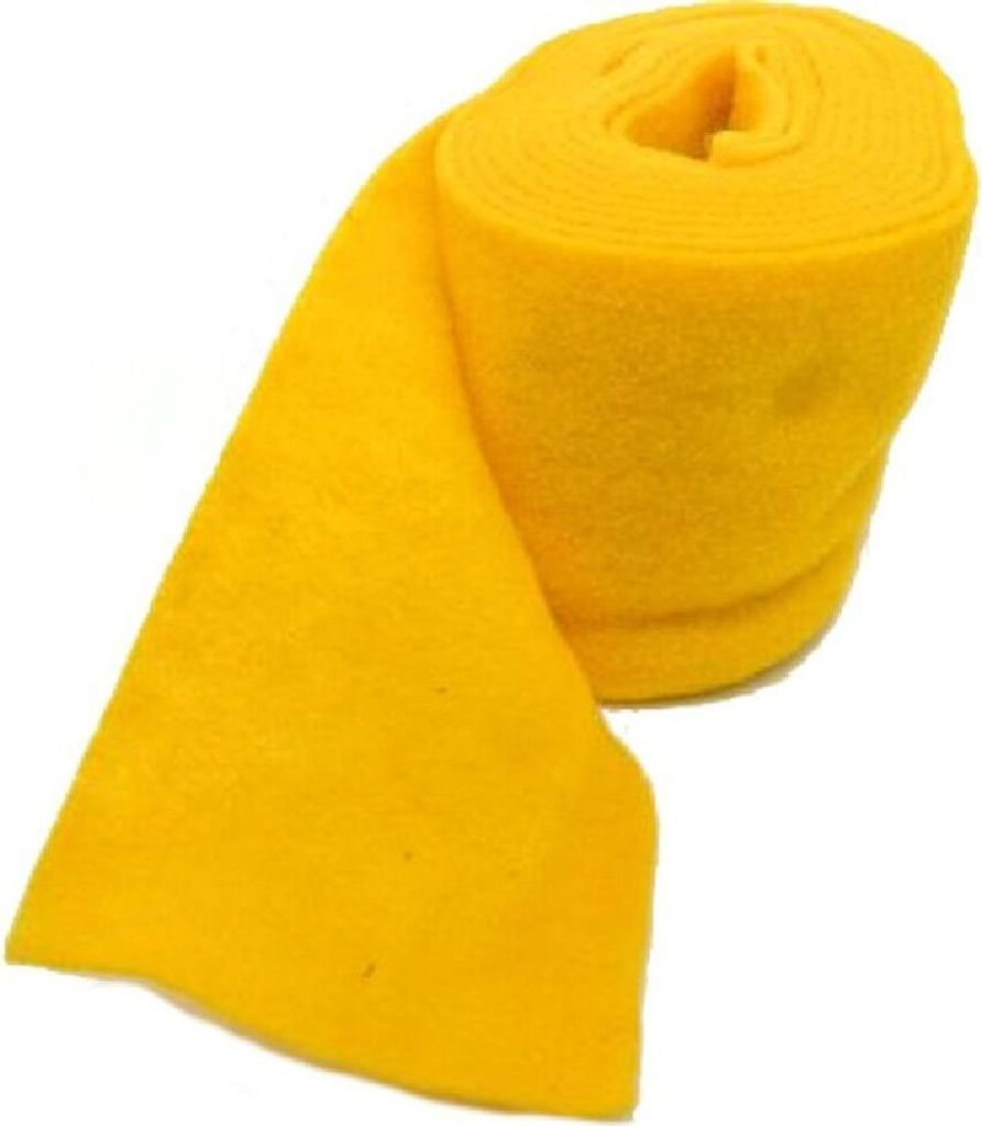Wollvlies / gelb / Breite:15 cm / Länge: 5 Meter - 6,35 € pro Meter