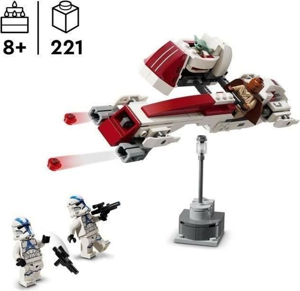 LEGO Star Wars 75378 The Mandalorian BARC Speeder Escape, Bauset