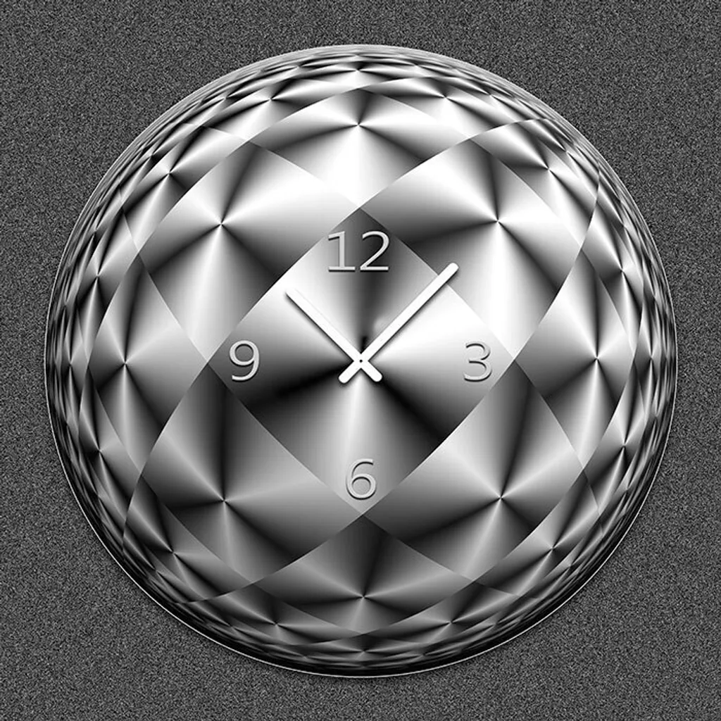 Orologio da Salotto Dixtime 50cm XXL | Design 3D in Alluminio 6021
