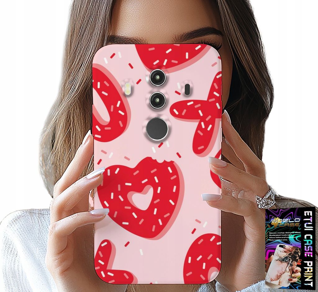 Hülle Für Huawei Mate 10 Pro - Feminine, Trendige Designs Xoxo Heart + Glass