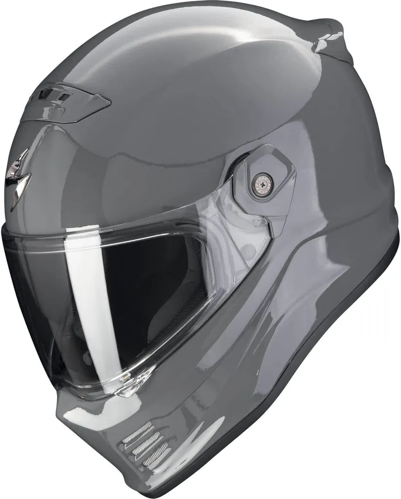 Casque Scorpion Covert-FX Gris en Fibre Composite - Taille XL Confort