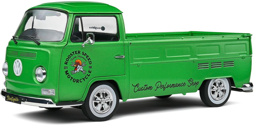 Solido Modellauto Maßstab 1:18 VW Volkswagen T2 Pick up Custom grün 1968 S1809401