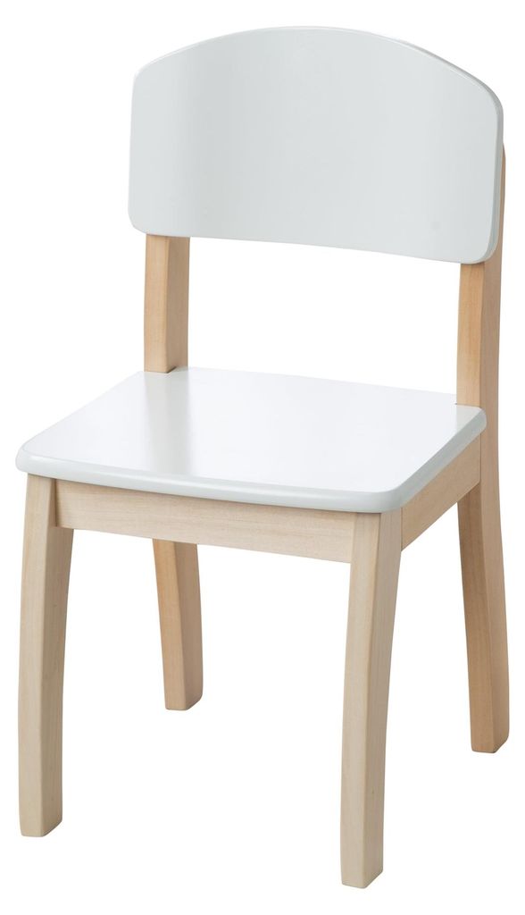 roba Kinderstuhl, Stuhl mit Lehne für Kinder, Holz weiß Produktbild 