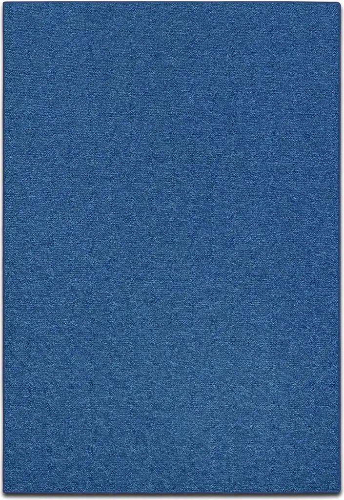 Tapis sur mesure London bleu foncé 100x350 cm : finissez-en avec le froid
