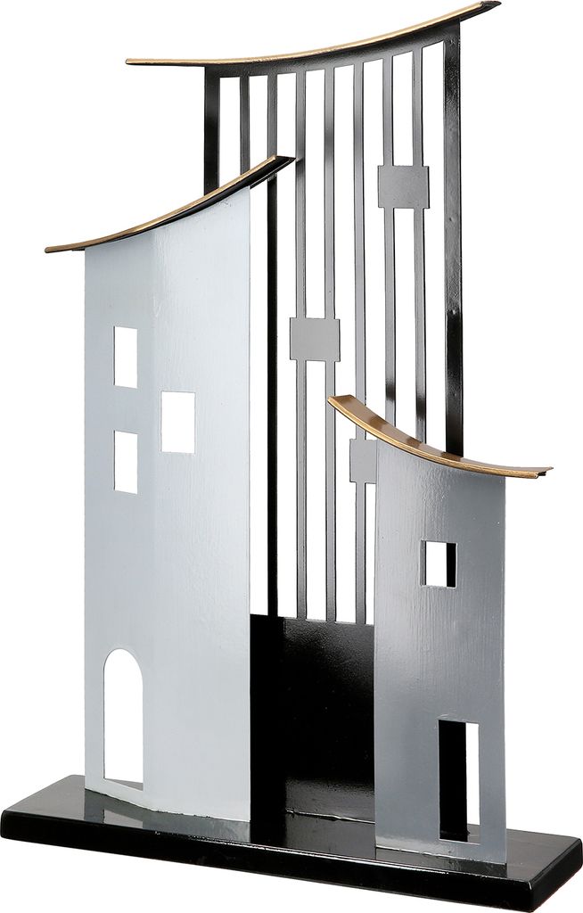 Casablanca by Gilde Standrelief Haus Metropolitan grau, Produktbild 