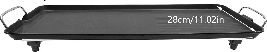 Mini BBQ Elettrico 1500W: Il Grill Portatile 68cm per le tue Feste