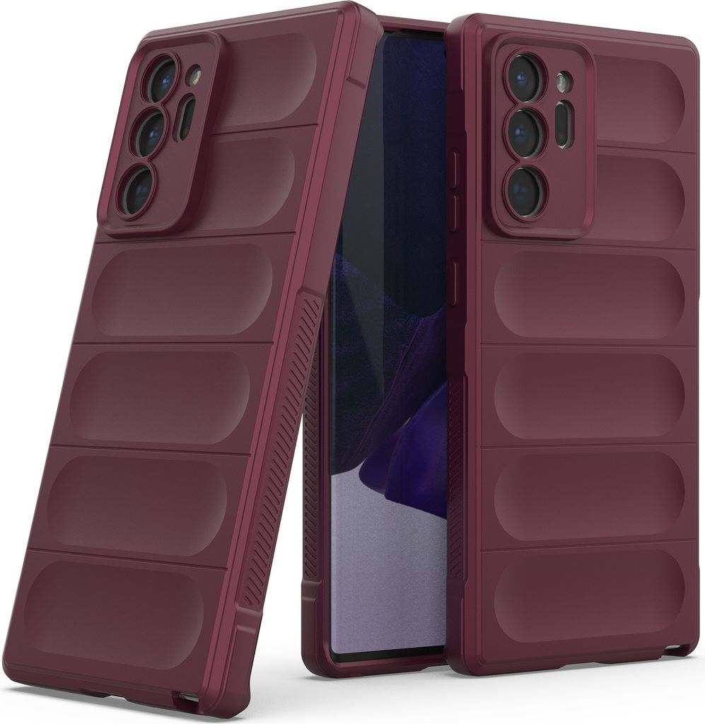 Galaxy Note 20 Ultra Hülle, Weich TPU Silikon Stossfest Anti-rutsch Schutzhülle für Samsung Galaxy Note 20 Ultra 5G bordeaux