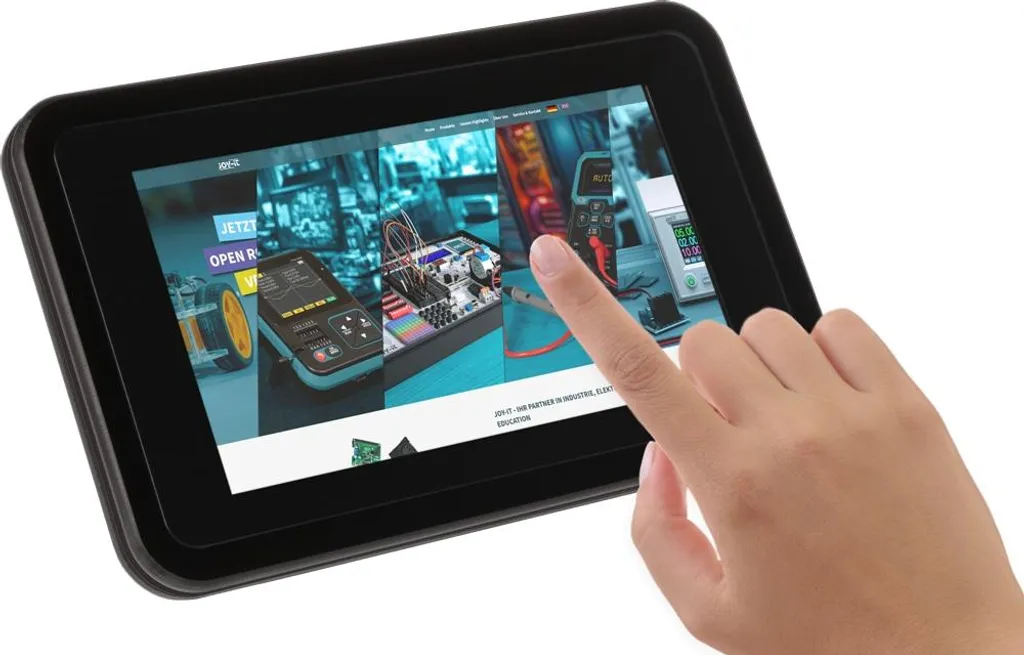 Custodia per Raspberry Pi 5 e Touch Display 2 - JOY-IT Originale