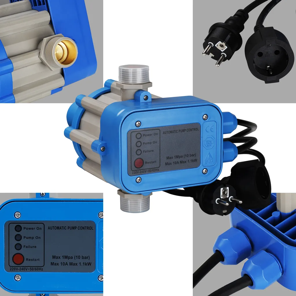 Solution Anti-Surpression : Pressostat Pompe avec Manomètre Bleu Précis