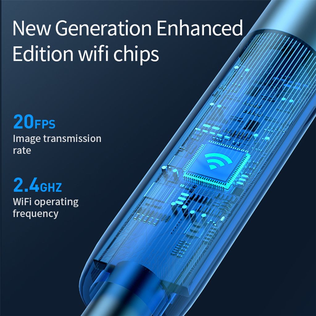 Endoskopická kamera s 6 LED diodami 1M Ø7,9 mm pro mobilní Obrázek produktu 7