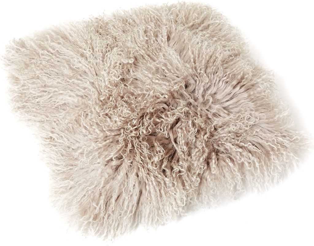 Tibetlamm Kissen Kissenbezug (ohne Inlet) JYC02 Taupe Produktbild 