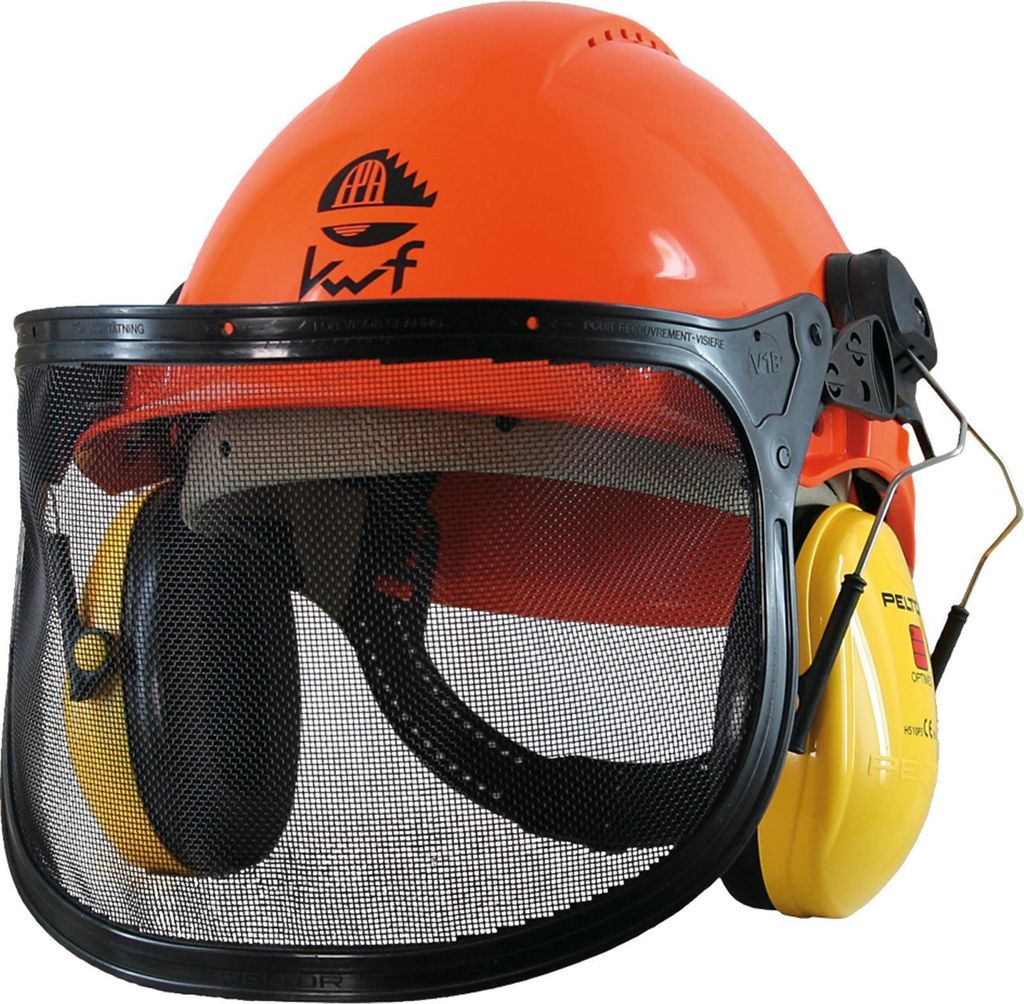 3M Waldarbeiterkombi G3000M H31P3E V5B 3tlg. EN397 mit Kunststoff-Netz Helm UV-stabil - 3M0315B