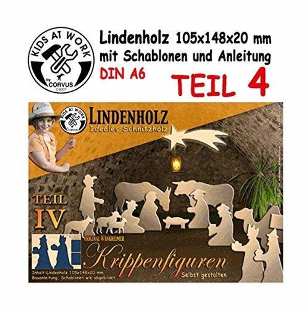 Schnitzholz Krippenfiguren Zwei Könige
