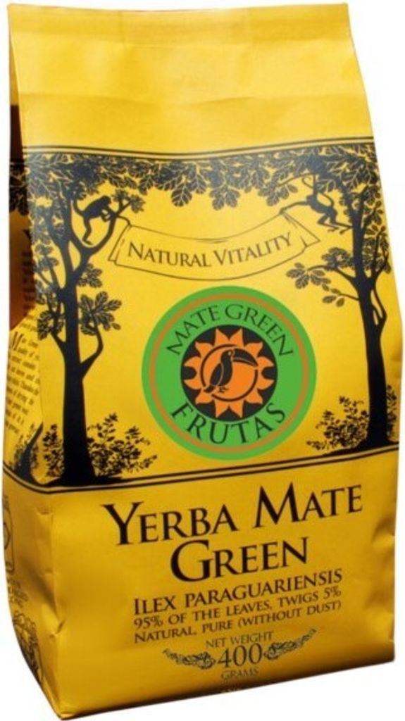 Yerba MATE GREEN Frutas 400g - Brasilianische fruchtige Produktbild 