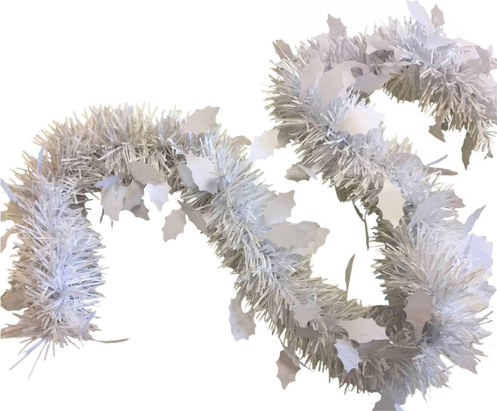 Weihnachtsdekoration Dlowr, Weihnachtsdekor, Weihnachtsornament, Festliche Dekoration, Italy, 1000x8 h8 cm, Weiß