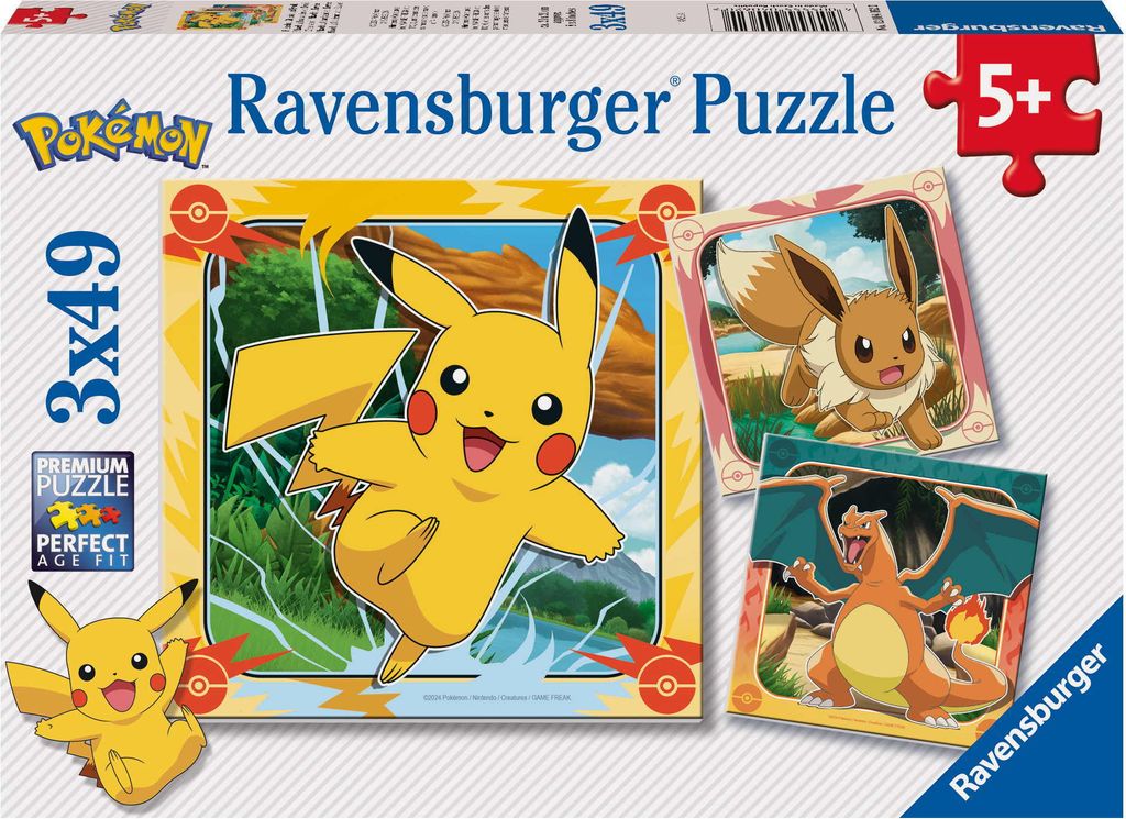 Ravensburger Kinderpuzzle - 12004062 Pokémon - Puzzle pour Image du produit 